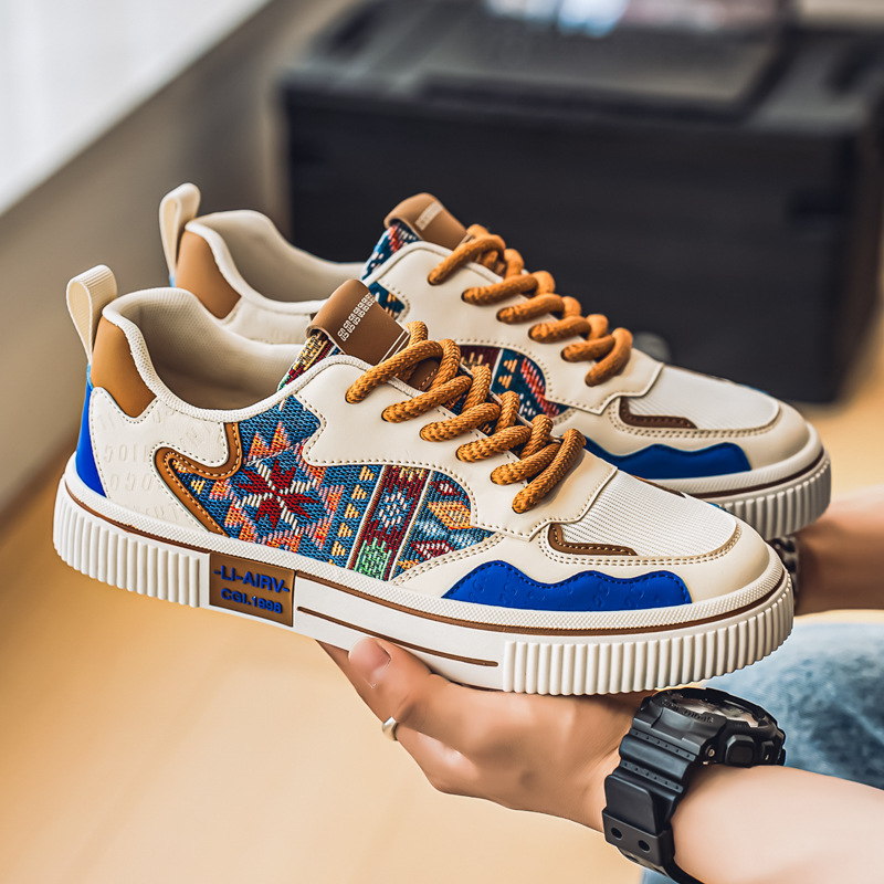 Zapatos de hombre de la estación europea, modelos de primavera y otoño, todo fósforo, correr y ocio, Forrest Gump, deportes para jóvenes, suela gruesa, zapatos de papá explosivos de celebridades de Internet