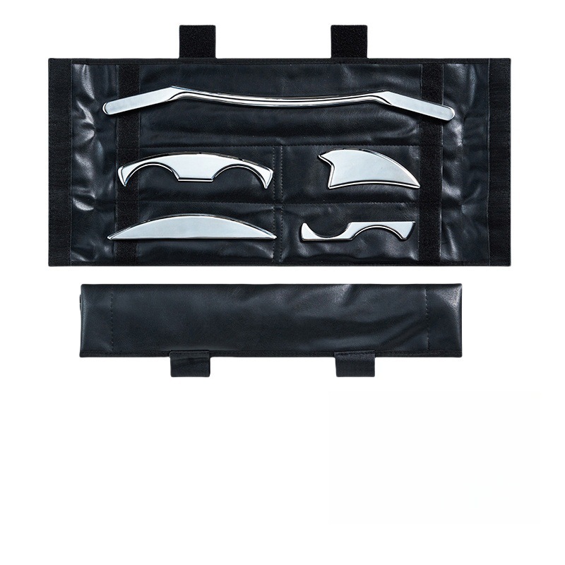 Cuchillo de fascia Cuchillo de meridiano de grado profesional para uso personal Juego completo de cuchillo de cuello de relajación muscular