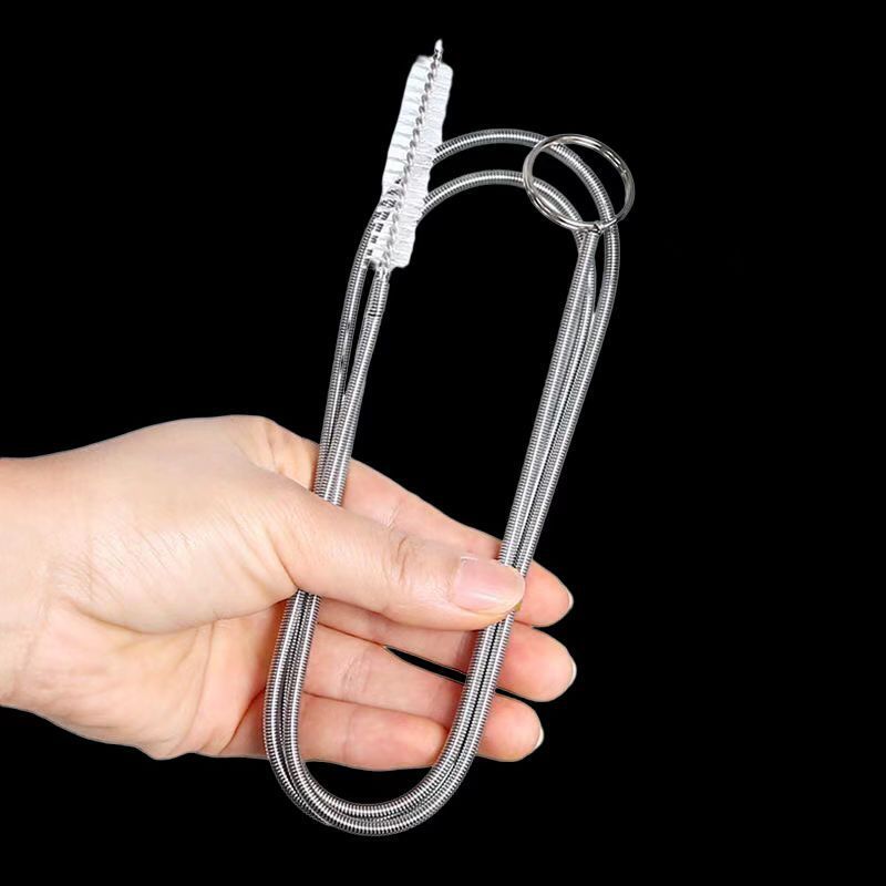 家庭用冷蔵庫詰まり解消器 5本セット ブラシ クリーニングブラシ 冷蔵室排水口詰まり解消器 消臭ボックス ニードルバレル|undefined