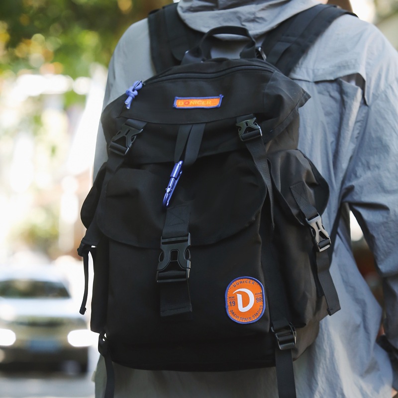 2024 verano diseño de nicho bolsa de montañismo con tapa grande impermeable neutral mochila de senderismo para jóvenes