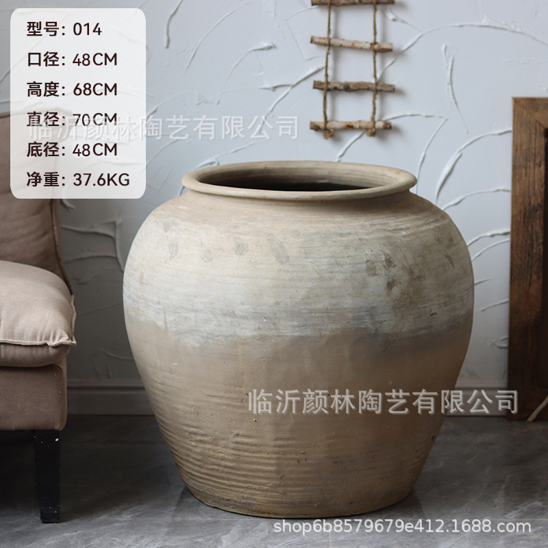 Taza de tierra, jarro redondo, jarro de tierra, jarro de cerámica, jarro de tierra