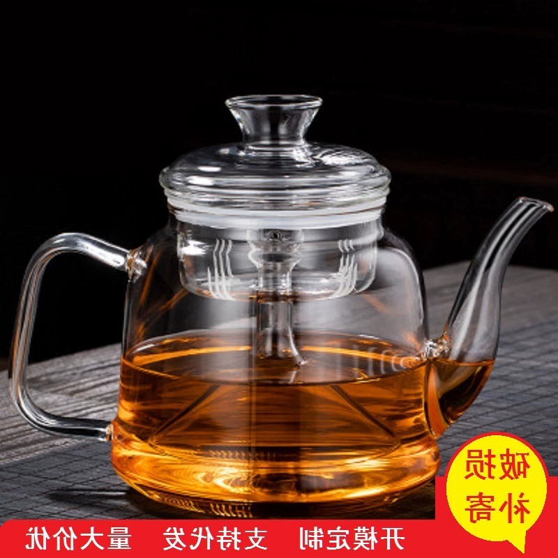 Glass teapot, capacious material, herbal tea, wholesale