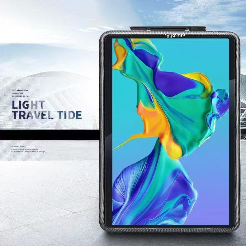 21.5inch Wall-Mounted Advertising Machine Backpack Advertising Machine Backpack Tv Backpack U Disk Mobile Phone Horizontal and Vertical Screen Multi-Purpose Luggage