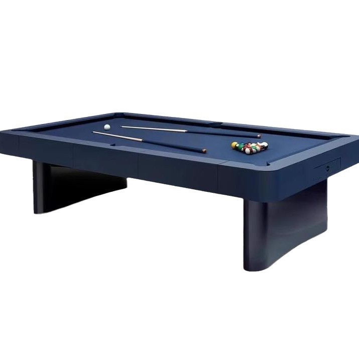 Mesa de billar de lujo ligero Casa comercial Casa de lujo Villa Mesa de billar de alta gama American Black Eight Face Nine Ball Factory Ventas directas