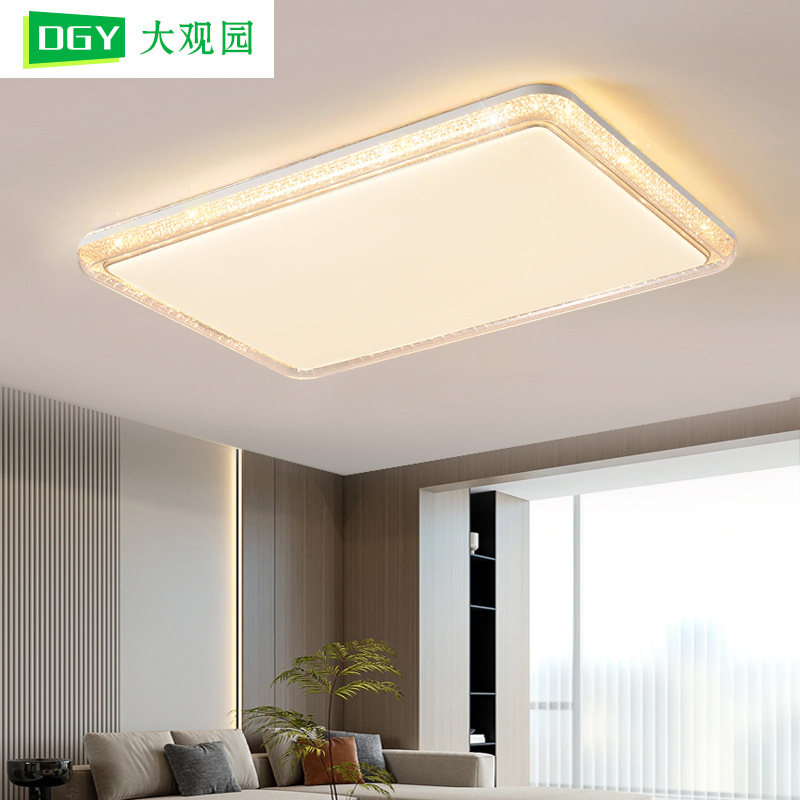 [Estrictamente seleccionado] Lámpara de sala de estar, lámpara LED de protección ocular, lujo ligero, moderno, simple, nueva lámpara de techo de dormitorio atmosférica L357