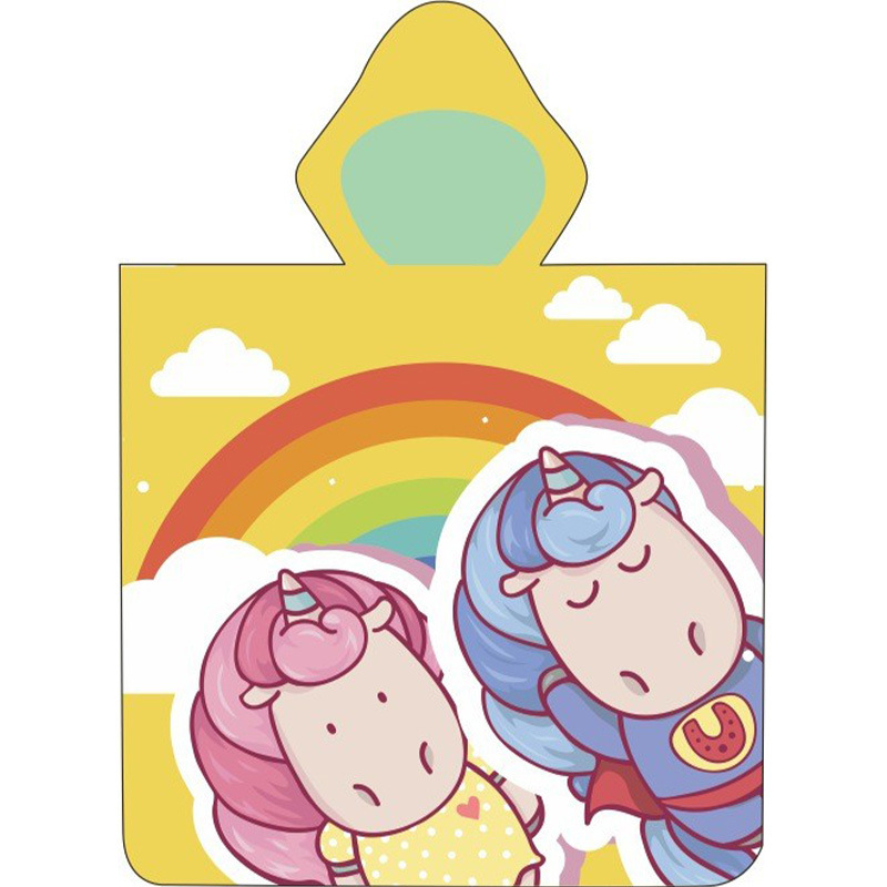 跨境直供沙滩游泳速干纤维浴袍 运动户外便携吸水衣 成人儿童浴巾