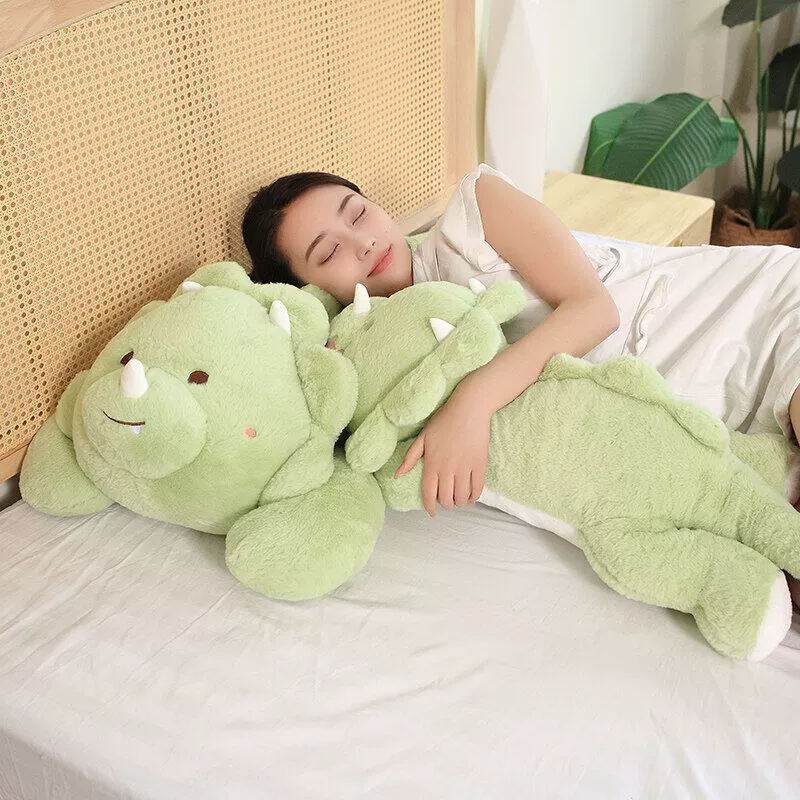 Cute plush dinosaur, big pillow, (Physicals)