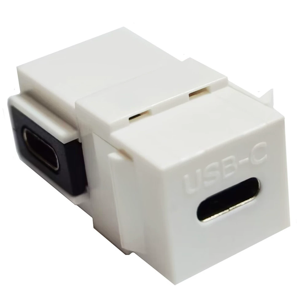 USB 3.1 Type-C модуль-гнездо, вставной адаптер куплер для монтажной панели