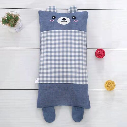 Children's Pillow Cotton Pillowcase Washable Cotton Cartoon Kindergarten Elementary School Students Pillow Shaping Pillow Buckwheat Pillow
