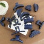 磨砂条纹新款百搭鲨鱼夹