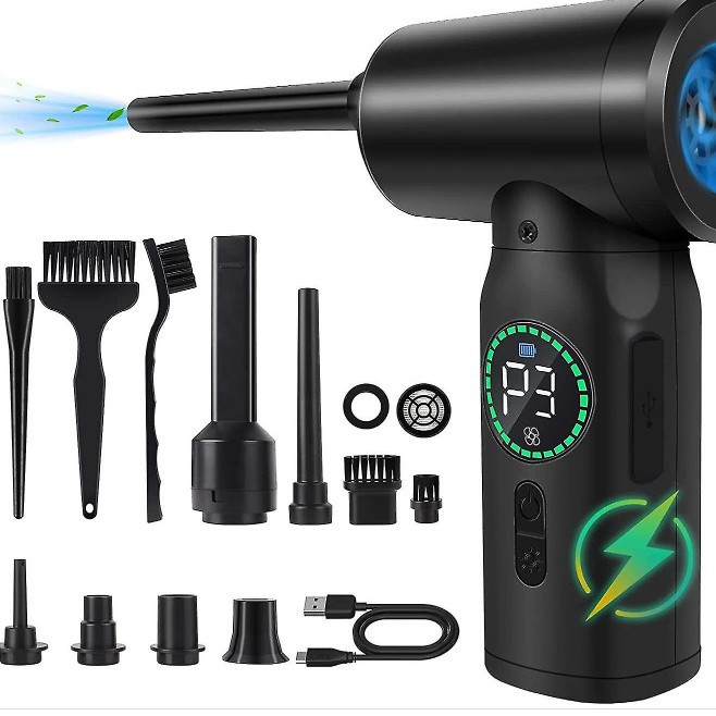 Car Dust Blower Household Cleaning Wireless Portable Vacuum Cleaner Multifunctional Air Cleaner Inflatable Pump for Vacuum