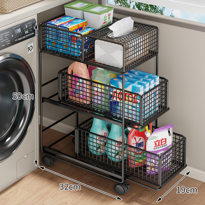 Carrito Organizador de Baño de Hierro Móvil para Baño image 10