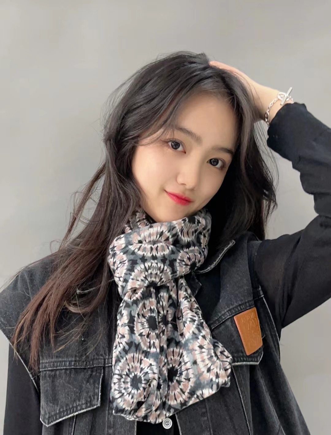 2023 new scarf women's spring warm collar fashion winter variety scarf outdoor riding double-layer neck cover