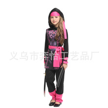 万圣节儿童服装火影忍者衣服女款cosplay服装日本忍者套装批发