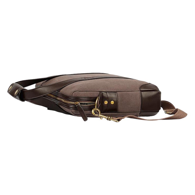 Manufacturers New Top Leather Men's Bag Handbag Shoulder Crossbody Bag Horizontal Computer Bag Men's Business Briefcase