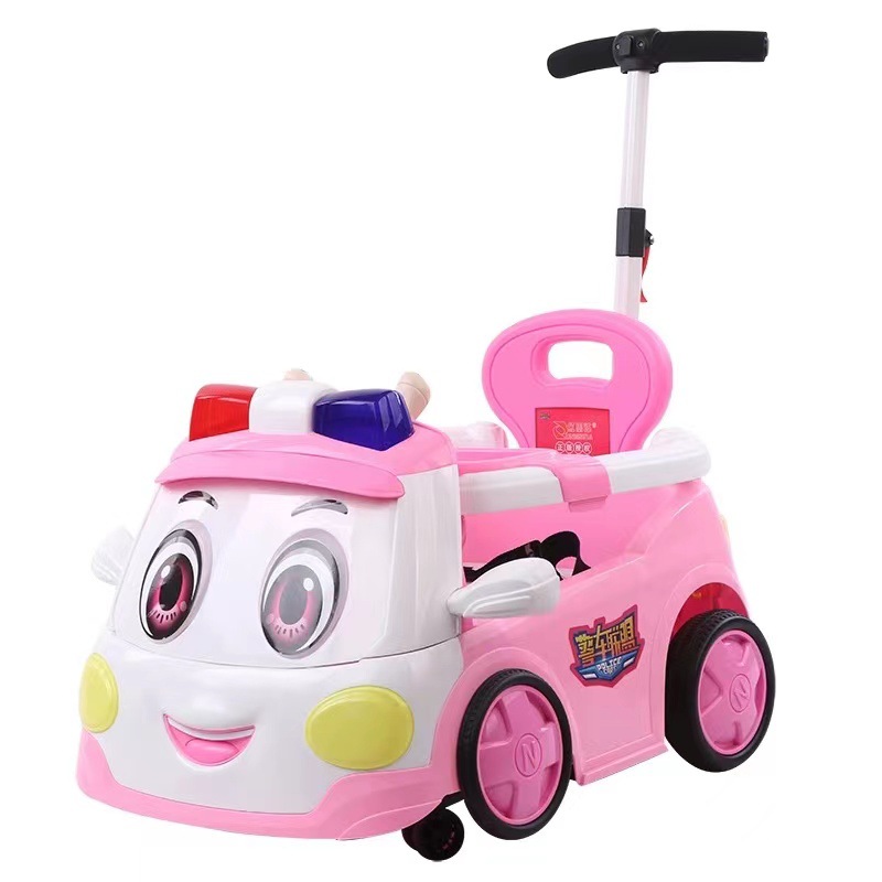 Red Star 109 Autorización Coche de Policía Alianza de Control Remoto Niños pueden montarse en carro de juguete de cuatro ruedas coche eléctrico carro de batería image 6