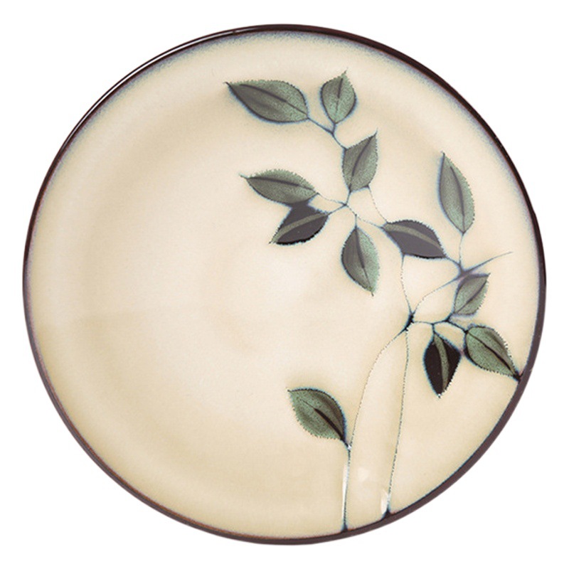 Horno creativo, plato de comida occidental esmaltado, plato de carne, plato de verduras para el hogar, plato de cerámica, plato de pasta de color esmaltado, plato de desayuno al por mayor