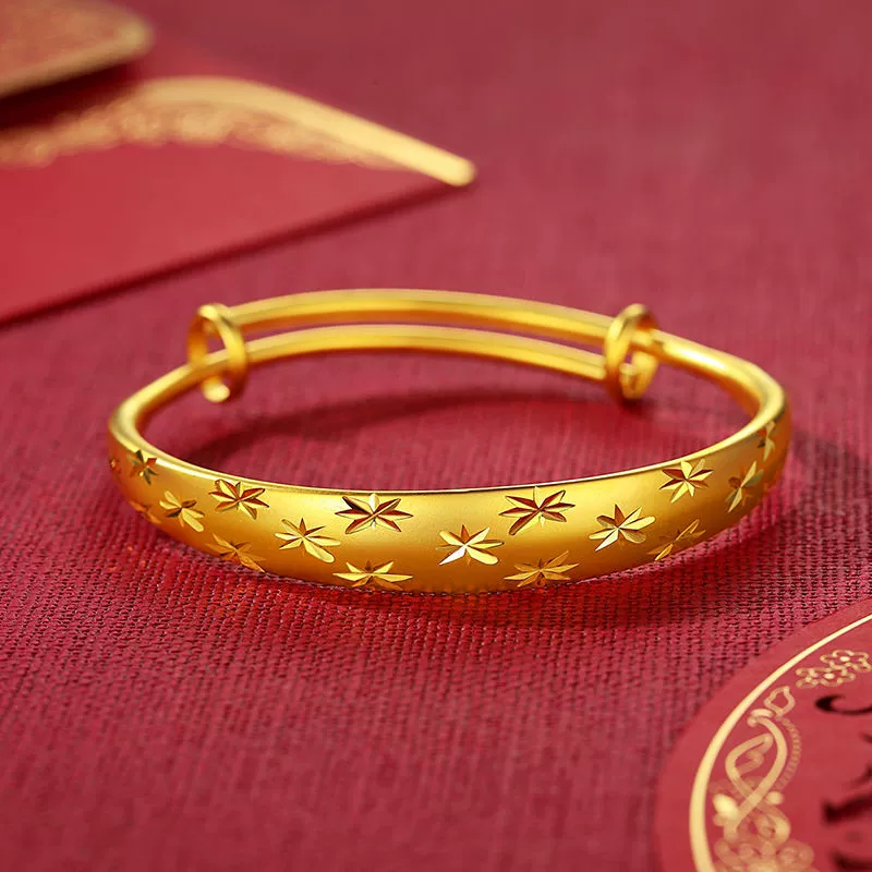 Golden adjustable fashionable gold bracelet, wholesale