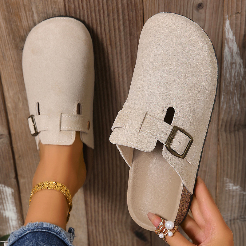 Cross-Border Wholesale of Large-Size Women's Shoes, Flat Sandals, Birkenstock Shoes, Soft-Soled Slip-On Shoes, Closed-Toe Women's Slippers, Flat-Heeled Outdoor Shoes Cross-Border Wholesale of Large-Size Women's Shoes, Flat Sandals, Birkenstock Shoes, Soft-Soled Slip-On Shoes, Closed-Toe Women's Slippers, Flat-Heeled Outdoor Shoes