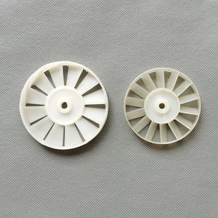 Brushed Motor Rotor Accessories, Plastic Fan Blades, Cooling Fan Blades Outer Diameter 60, Nylon Fan