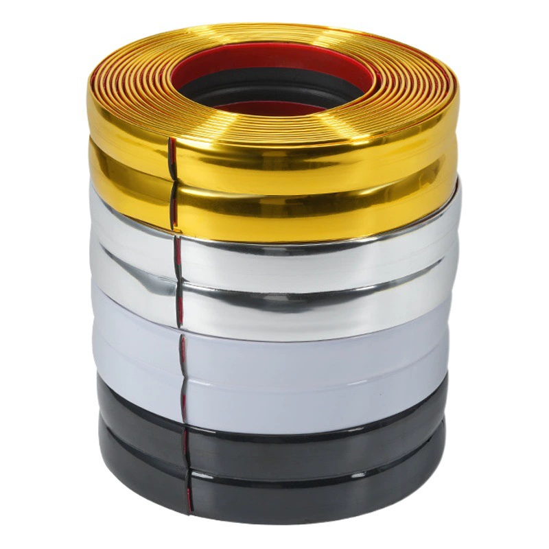 Самоклеящаяся декоративная линия из ПВХ, фоновая стена, внутренний угол, наслоенный стол, угловая краевая оберточная лента, можно сложить пополам, край красоты, внешний угол, обрезная полоса