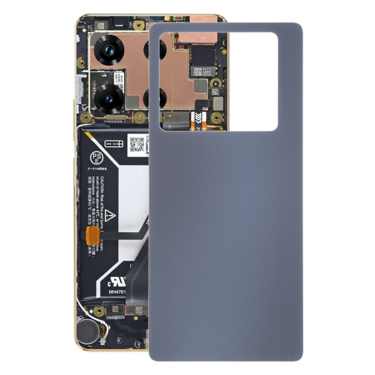 Aplicable a la cubierta trasera de la batería original de Infinix Note 40 4G X6853 (color: negro)
