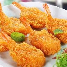 原味蝴蝶虾170g 冷冻油炸小吃半成品裹粉虾尾速食品