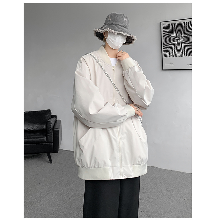 Men's Pilot Baseball Jacket American Style Spring Autumn Green_voghion.com