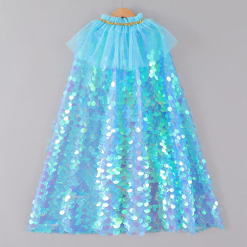 Manufacturer wholesale foreign trade cloak Halloween Christmas children's cloak Halloween performance dance cloak cloak