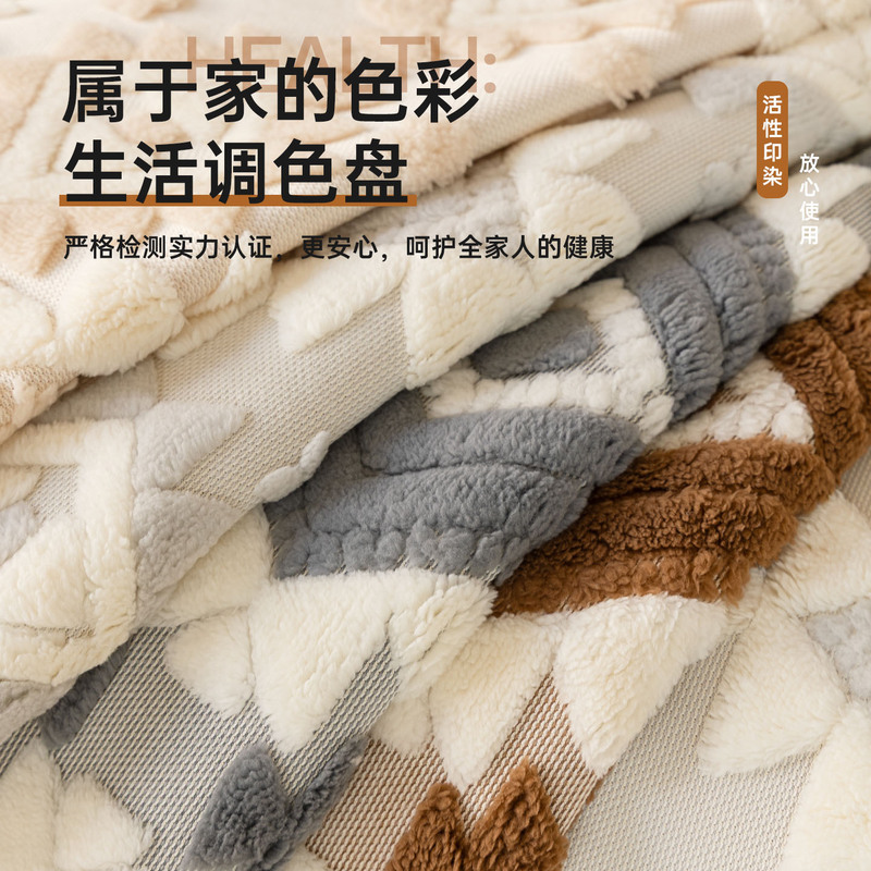 2025秋冬新款加厚舒棉绒沙发垫一片式固定防滑直排皮沙发套罩批发|undefined