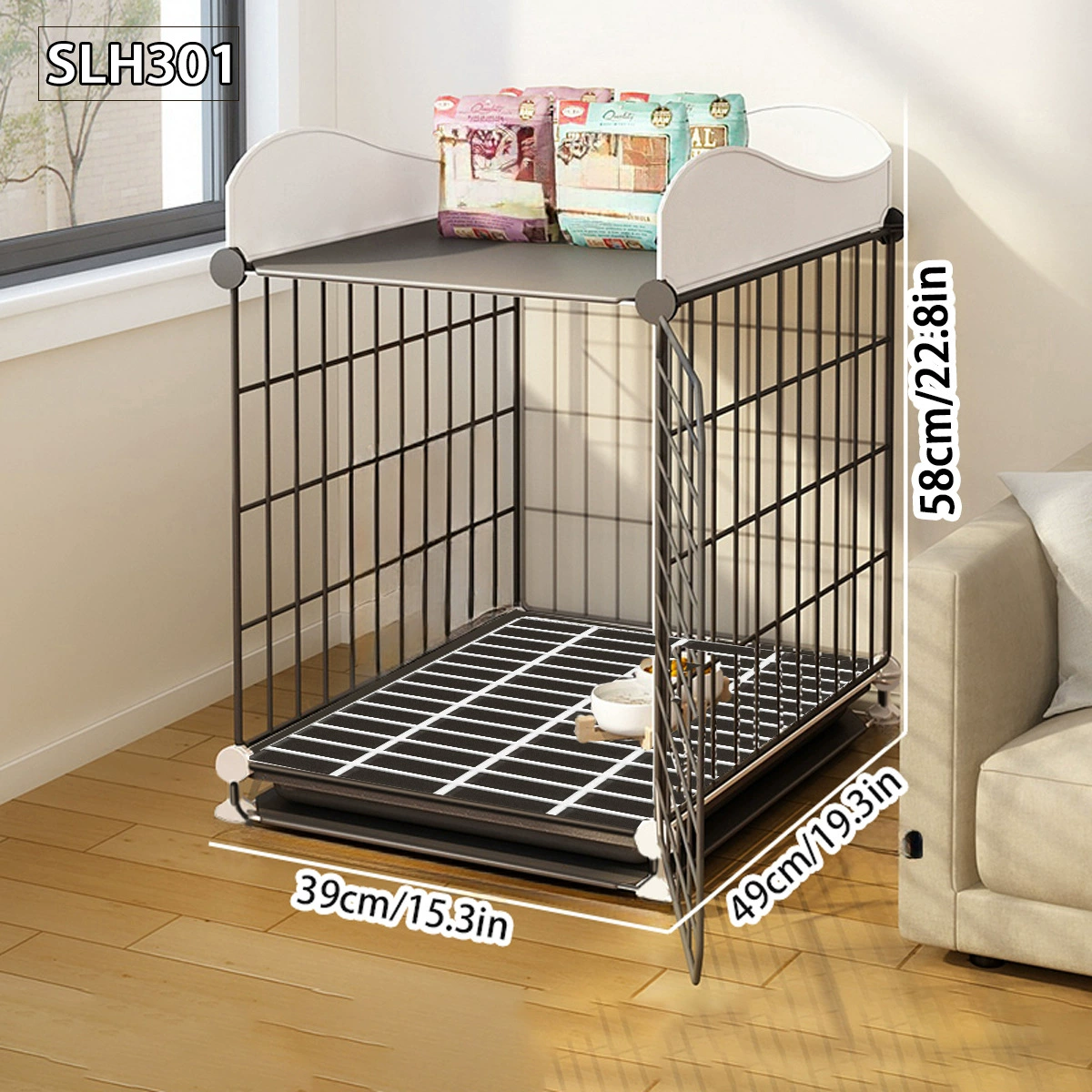 Клетка для кроликов осенне-зимняя, большая, домашняя, для помещений, клетка для крупных кроликов, клетка для морских свинок, вилла для кроликов