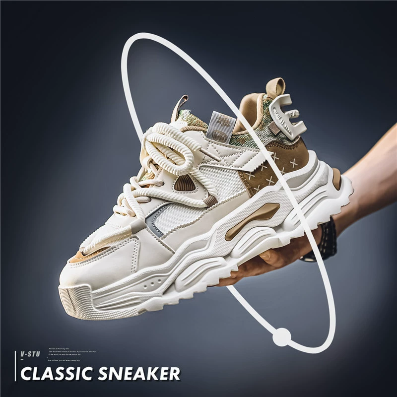 男鞋夏季2024年新款透气青少年潮流百搭休闲板鞋学生运动小白潮鞋