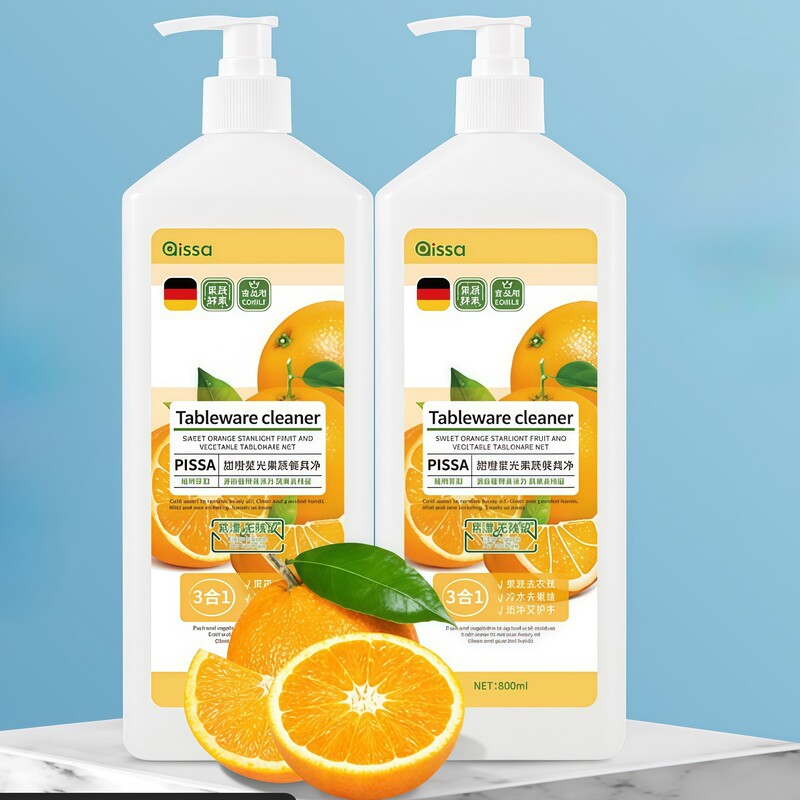 Food-Grade Dishwashing Liquid, Heavy Grease Remover, Residue-Free, Fruit and Vegetable Cleaning Agent, Sweet Orange Scent, Family-Sized Dishwashing Liquid for Home and Commercial Use Food-Grade Dishwashing Liquid, Heavy Grease Remover, Residue-Free, Fruit and Vegetable Cleaning Agent, Sweet Orange Scent, Family-Sized Dishwashing Liquid for Home and Commercial Use
