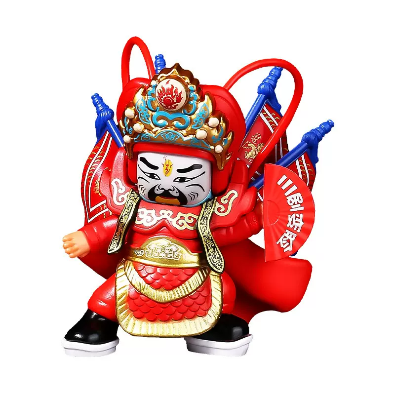变脸川剧娃娃8张脸戏曲四川脸谱创意小玩具成都变脸动物模型其他