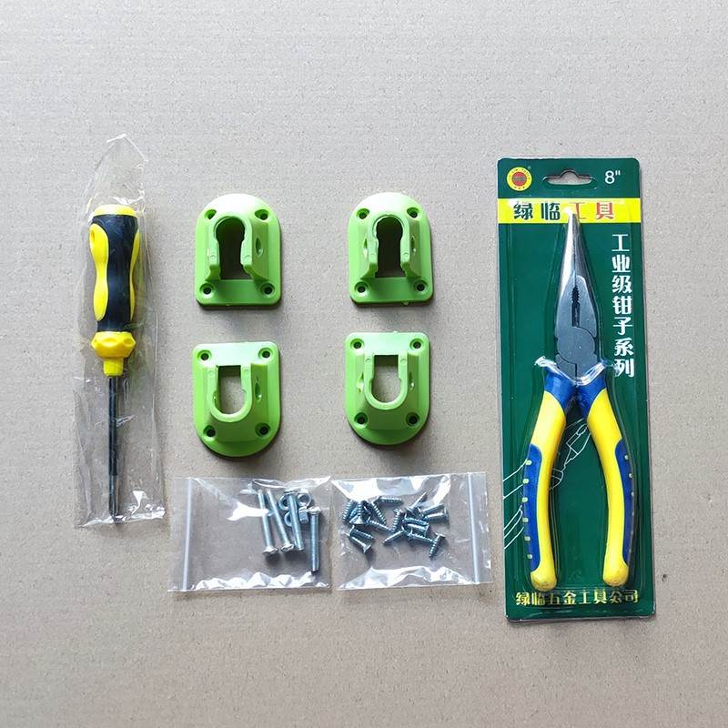 Green thickened (with pliers and screws) set of four