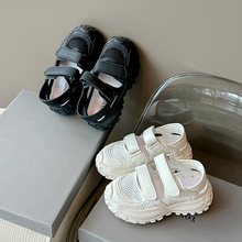 夏季新款儿童运动凉鞋镂空透气男女童框子鞋中大童休闲鞋子