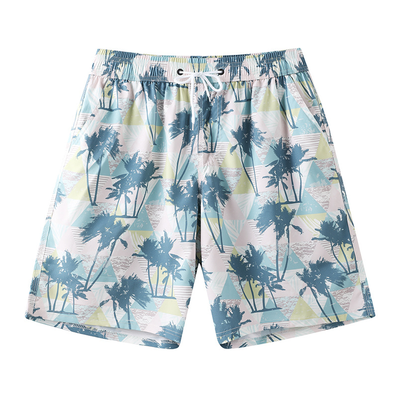 Pantalones de playa de secado rápido para hombres, tela elástica suelta de gran tamaño, deportes, ocio, vacaciones, pantalones cortos de pareja, puede surfear en el agua