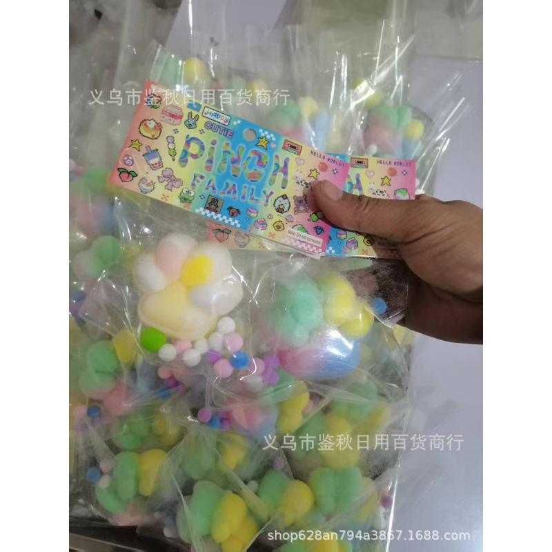 Amazonas Taba Candy Extrusión Pinch Pinch Le juguetes de compresión reducida transfronterizos huellas de garras de gato juguetes extruidos al por mayor