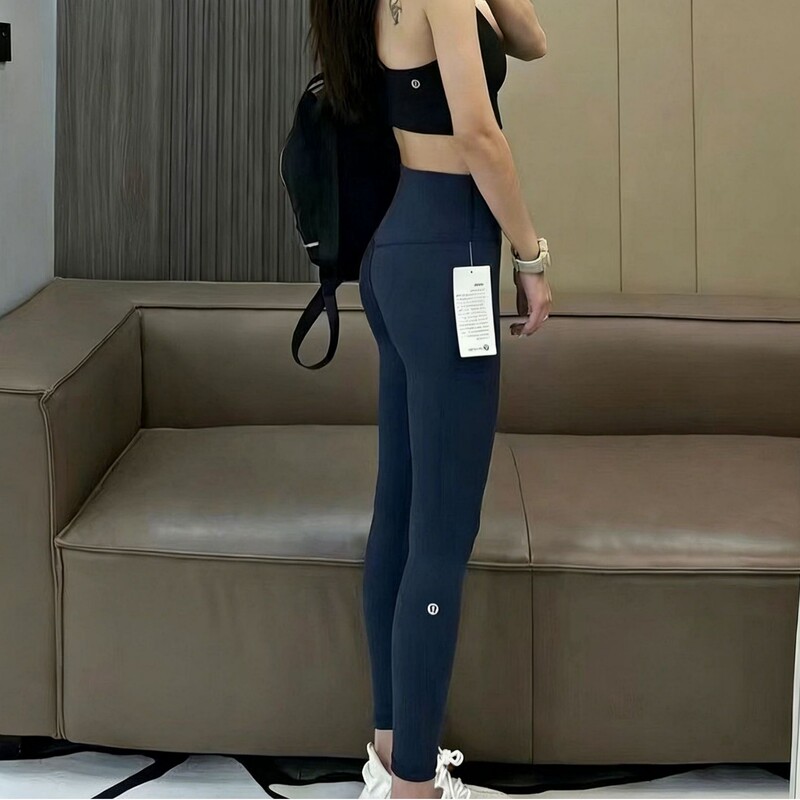 Lulu Align Yoga Pants, Ankle-Length, High-Waisted, Butt-Lifting, Tummy-Tucking, Tight-Fitting Pants for Running and Fitness Lulu Align Yoga Pants, Ankle-Length, High-Waisted, Butt-Lifting, Tummy-Tucking, Tight-Fitting Pants for Running and Fitness