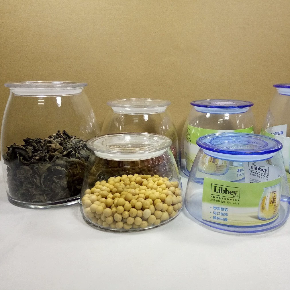 Libbey, USA Libbey Weber series glass sealing can tea, medicinal materials dry cargo home storage storage bottle