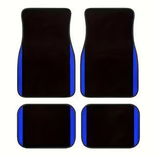 Cross-Border Temu Car Floor Mats, Stain-Resistant and Easy to Care For, Four-Piece Set of Non-Slip Mats, Retro Nordic Style Soft Diatom Mud Floor Mats