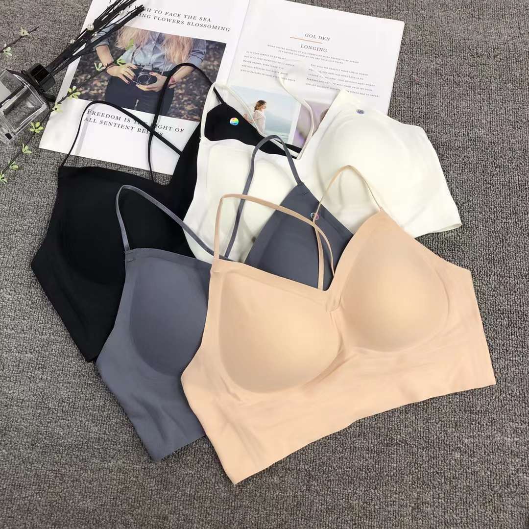 Nueva taza de látex sin costuras alta calidad belleza espalda mujeres chaleco inalámbrico yoga sujetador deportes ropa interior al por mayor