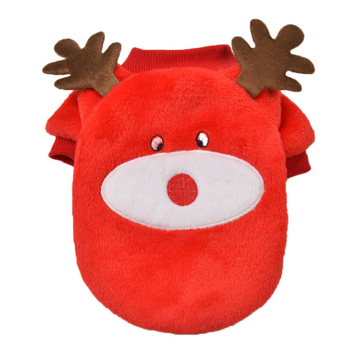 Pet clothes, winter warm flannel sweatshirts, cute cat corgi clothes, puppy autumn and winter clothes, teddy bear
