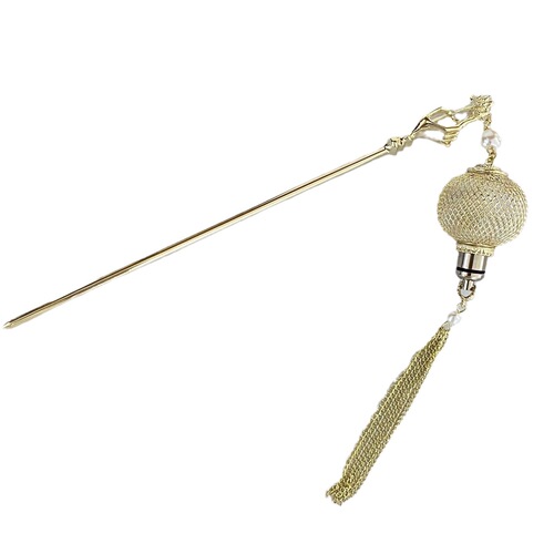 Original palace-style colorful luminous hairpins, lantern plate hairpins, high-end cheongsam accessories, hair accessories