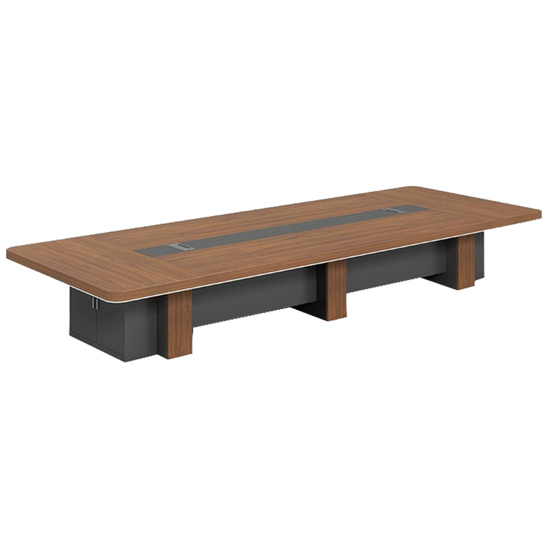 Mesa y silla de reunión simple y moderna, mesa de reunión de oficina multifuncional, mesa larga, mesa de reunión de oficina grande