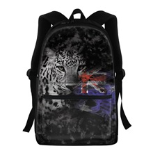 shopee热卖来图可印3D动物印花大容量多功能户外休闲帆布背包