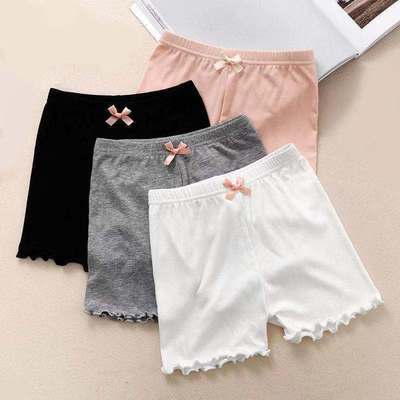 girl Safety trousers modal Emptied summer Thin section CUHK Primer shorts Little Girl Insurance Underwear