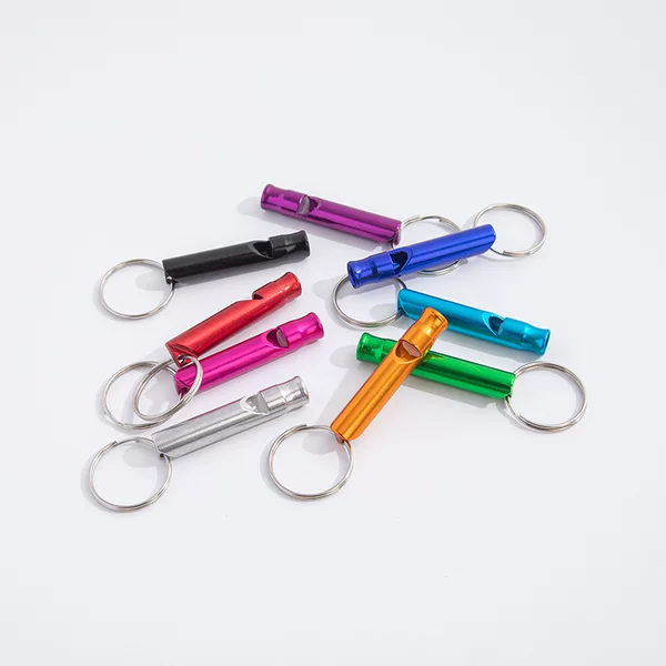 Survival Whistle Outdoor Keychain Whistle Training Tool High Tone Multifunctional Outdoor Aluminum Alloy Whistle