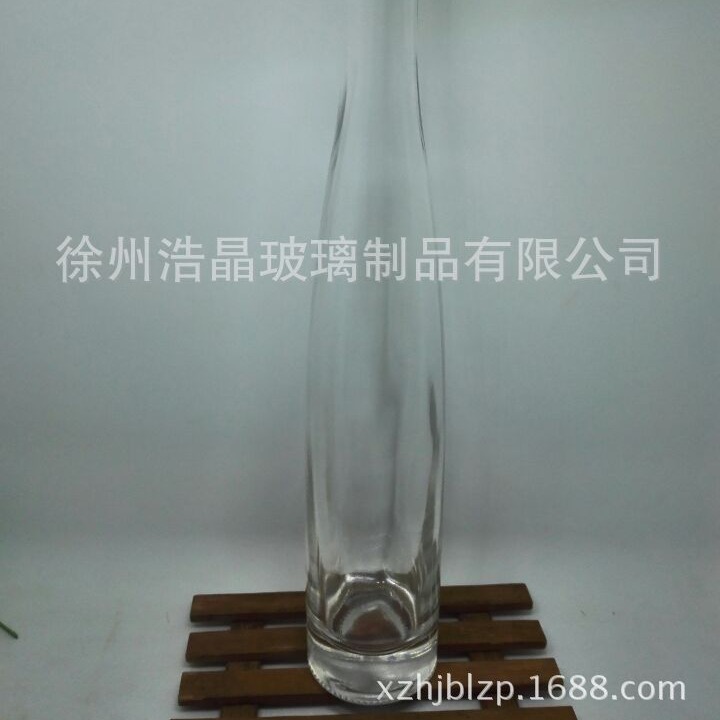 厂家喇叭口玻璃冰酒瓶现货批发375ml娇子红酒瓶透明白酒瓶