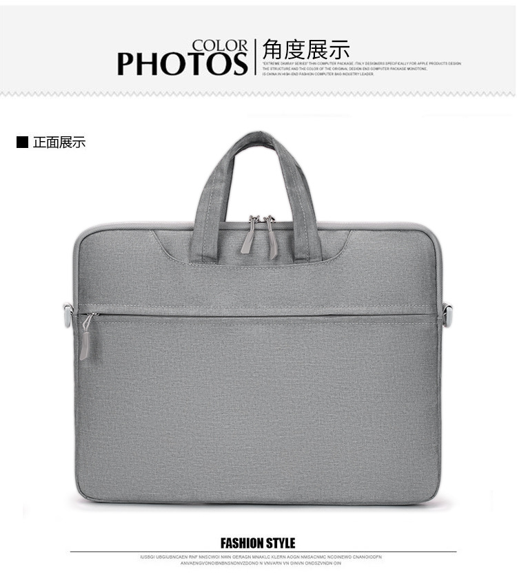 The airbag laptop bag for women is a 14-inch 15.6-inch shockproof single-shoulder bag from Apple and Huawei, with a diagonal cross and a men's logo undefined